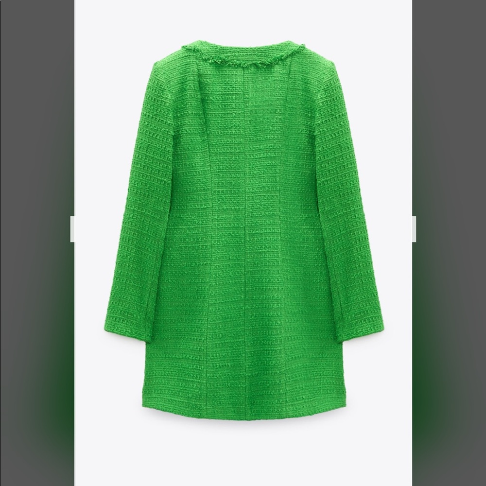 Zara Textured Weave Dress. New W/Tags. - Picture 9 of 12